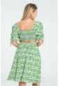 Vestido Corto Momy Verde Ragged Pf31511347 de RAGSTYLE