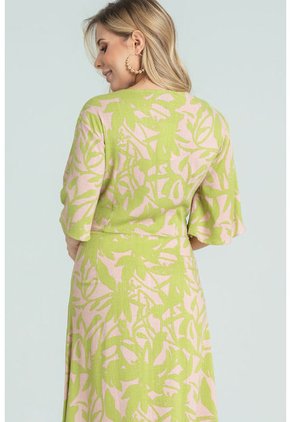 Vestido Mucura Verde Ragged Pf31511333