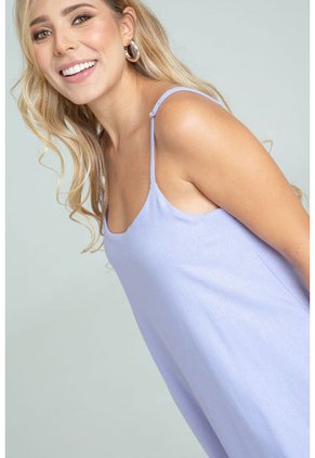 Vestido Corto Balcazar Violeta Ragged Pf31511335