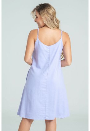Vestido Corto Balcazar Violeta Ragged Pf31511335