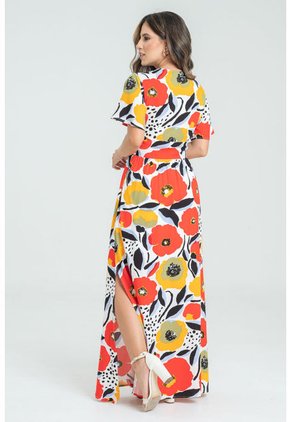 Vestido Flowy Rojo Ragged Pf31511343