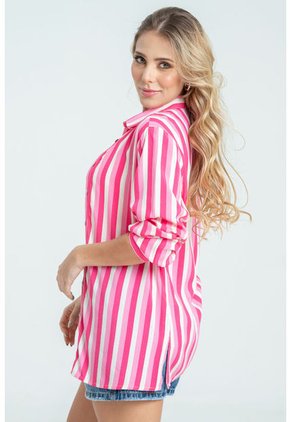 Bluson Rayas Fucsia Ragged Pf31113204