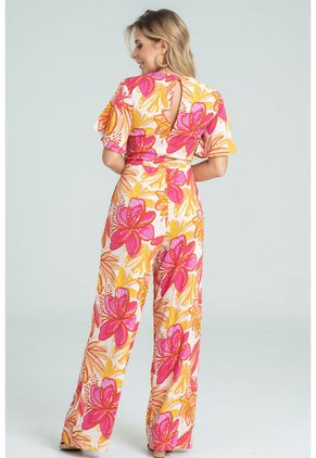 Enterizo Largo Dhina Rosa Ragged Pf31530169