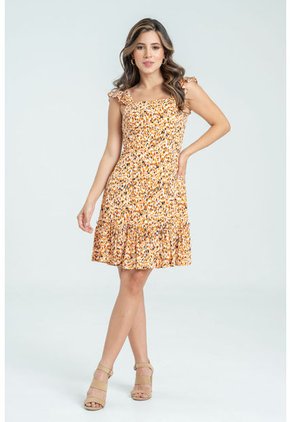 Vestido Malai Beige Ragged Pf31511338