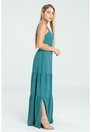 Vestido Aline Rayas Azul Ragged Pf31511345