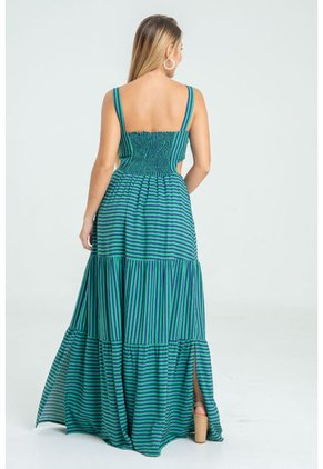 Vestido Aline Rayas Azul Ragged Pf31511345