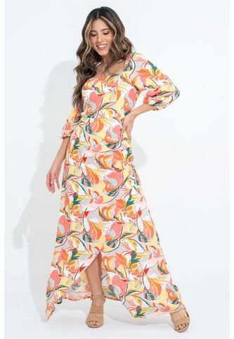 Vestido Sunrise Naranja Ragged Pf31511447 RAGSTYLE