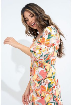 Vestido Sunrise Naranja Ragged Pf31511447