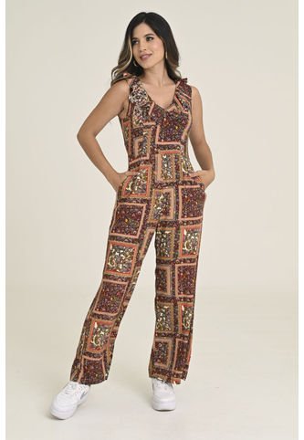 Enterizo Patchwork Café Ragged Pf31530157 RAGSTYLE