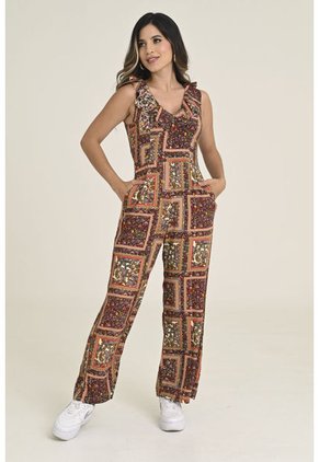 Enterizo Patchwork Café Ragged Pf31530157
