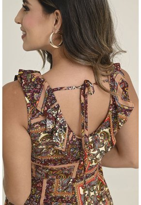 Enterizo Patchwork Café Ragged Pf31530157