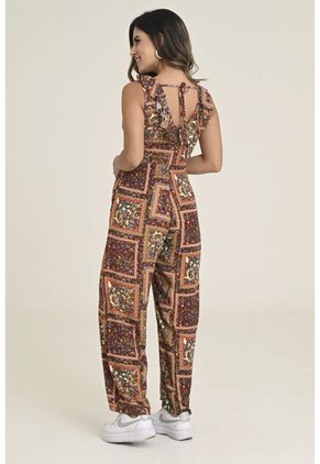 Enterizo Patchwork Café Ragged Pf31530157