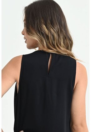 Vestido Largo Cancun Negro Ragged Pf31511256