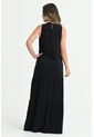 Vestido Largo Cancun Negro Ragged Pf31511256 de RAGSTYLE