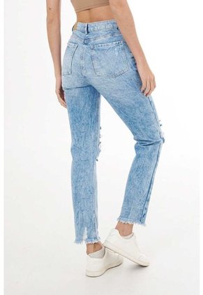 Jeans Polonia Azul Ragged Pf35350202
