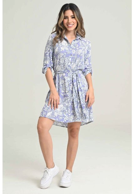 Vestido Bluson Yosha Azul Ragged Pf31511196