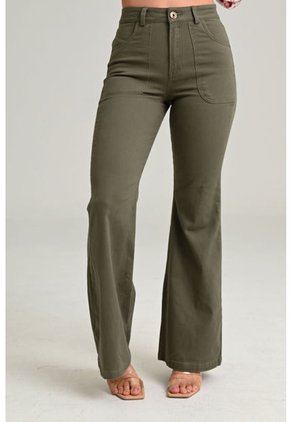 Pantalon New Zamolo Verde Ragged Pf35310101
