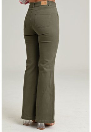 Pantalon New Zamolo Verde Ragged Pf35310101