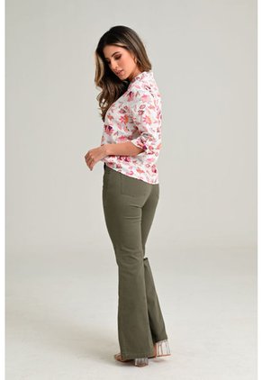 Pantalon New Zamolo Verde Ragged Pf35310101