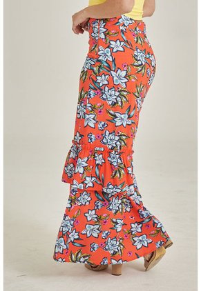 Falda Taylor Naranja Ragged Pf31320320