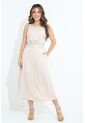 Vestido Largo Cadhee Beige Ragged Pf31511440 de RAGSTYLE