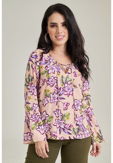 Blusa Verona Rosa Ragged Pf31112921