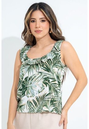 Blusa Toscana Verde Ragged Pf31113390