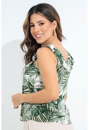 Blusa Toscana Verde Ragged Pf31113390