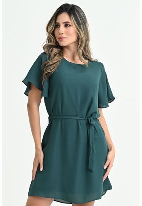 Vestido Style Grados Verde Ragged Pf31511247
