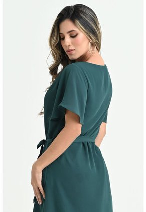 Vestido Style Grados Verde Ragged Pf31511247