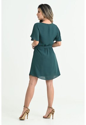 Vestido Style Grados Verde Ragged Pf31511247