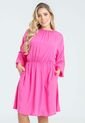 Vestido Corto M/larga Fucsia Ragged Pf31511344 de RAGSTYLE