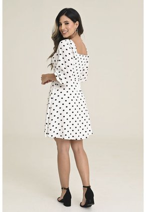 Vestido Antonieta Blanco Ragged Pf31511232