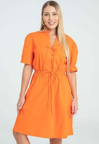 Vestido Corto Harty Naranja Ragged Pf32510469 RAGSTYLE