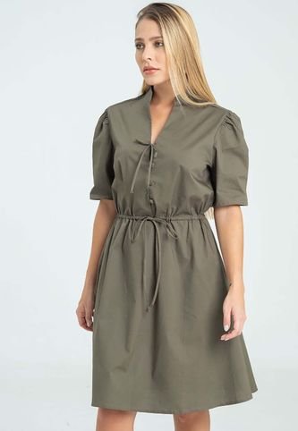 Vestido Corto Harty Verde Ragged Pf32510469 RAGSTYLE