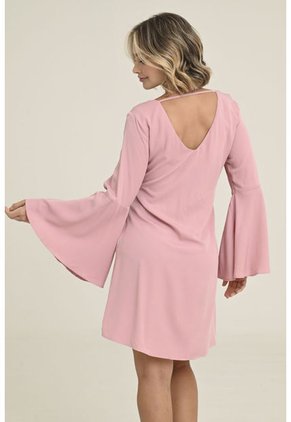Vestido Yei Rosa Ragged Pf31511240