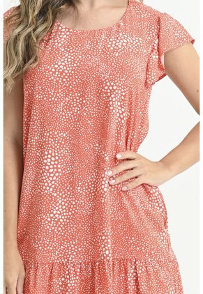 Vestido Karol Naranja Ragged Pf31511242