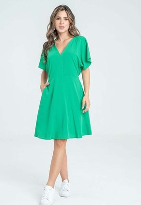 Vestido Malva Verde Ragged Pf31511341