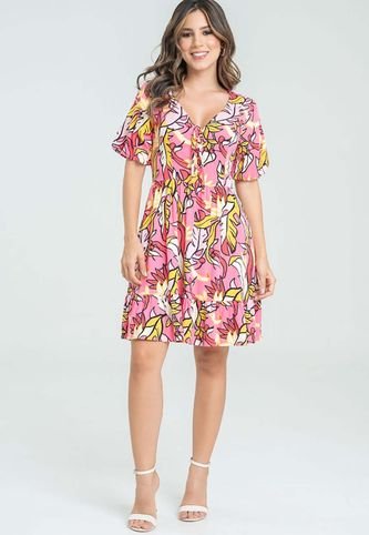 Vestido Corto Kleid Rosa Ragged Pf31511331 RAGSTYLE