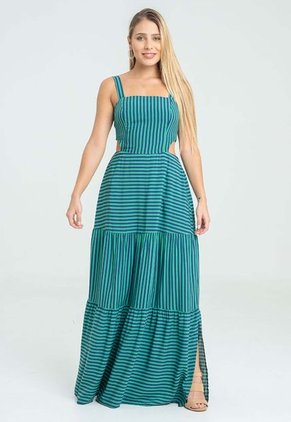 Vestido Aline Rayas Azul Ragged Pf31511345