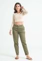 Pantalon Dril Skinny Verde Ragged Pf31310659 de RAGSTYLE