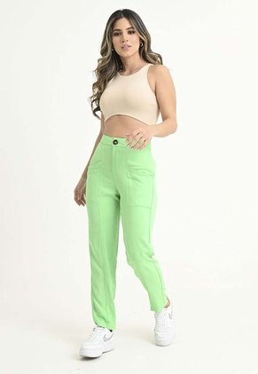Pantalon Harem Bolsillos Verde Ragged Pf31310647