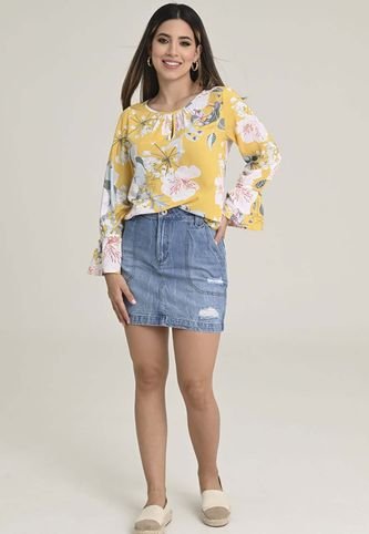 Falda Twister Azul Ragged Pf35320059 RAGSTYLE