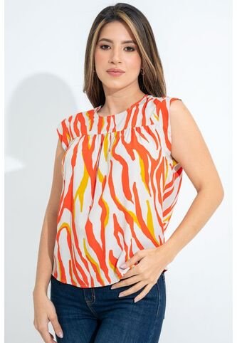 Blusa Kitanha Naranja Ragged Pf31113382 RAGSTYLE