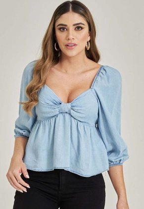 Blusa Venati Azul Ragged Pf35110263