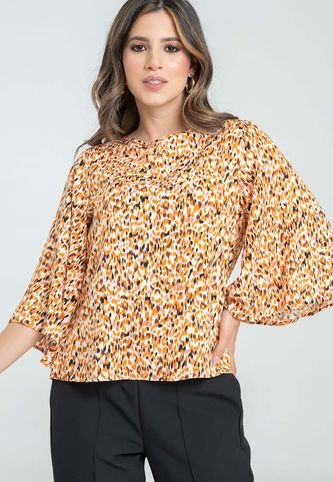 Blusa Amaranto Beige Ragged Pf31113196 RAGSTYLE