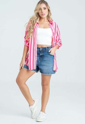Bluson Rayas Fucsia Ragged Pf31113204