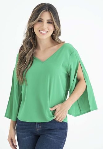 Blusa Nikita Verde Ragged Pf31113145 RAGSTYLE