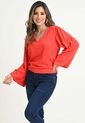 Blusa Manga Campana Rojo Ragged Pf31113110 de RAGSTYLE
