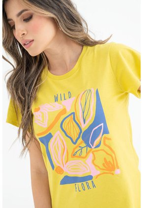 Camiseta Wild Verde Ragged Pf31122170